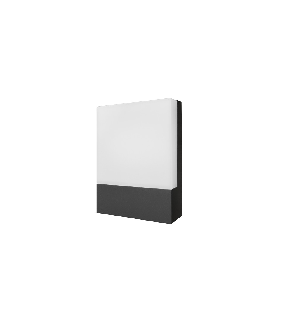 APLIQUE CLIC 12W CCT SWITCH NEGRO IP54